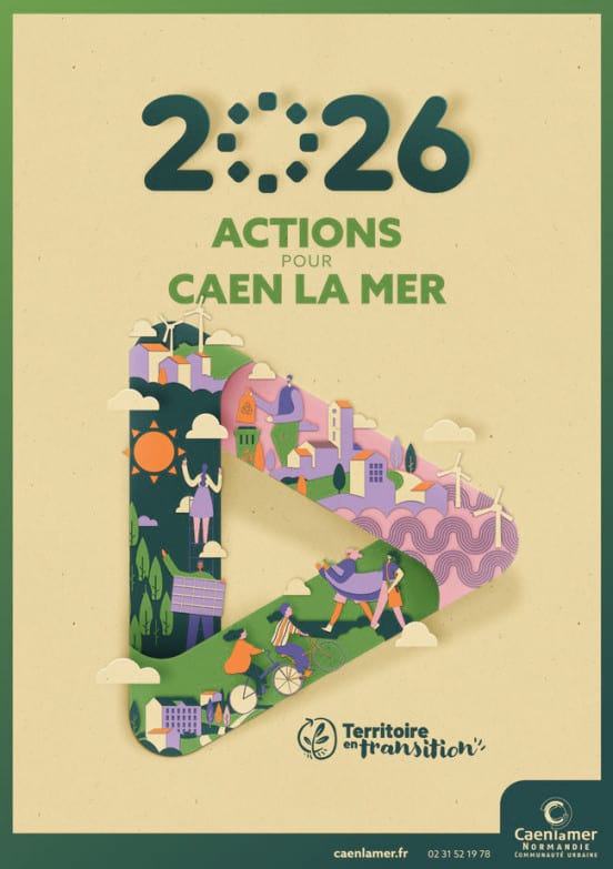 Visuel 2026 actions pour Caen la mer