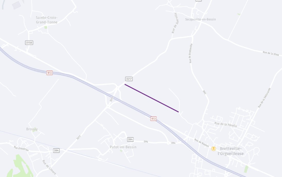 Chemin rural entre Bretteville-l'Orgueilleuse et Ste Croix-Grand-Tonne