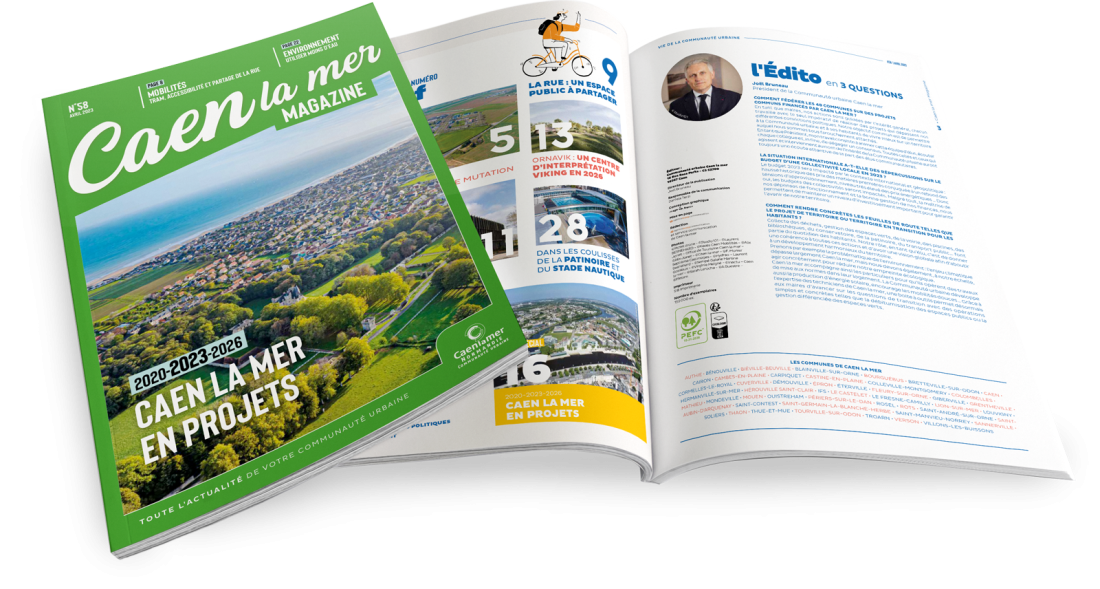 Mockup Caen la mer magazine 58