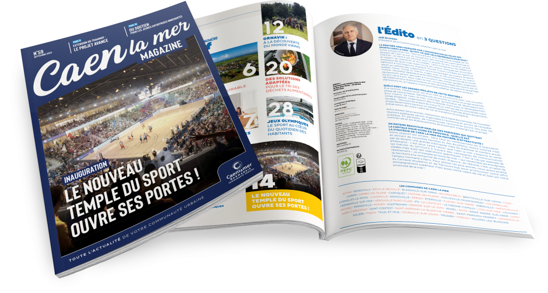 Mockup Caenlamer magazine #59 - Palais des sports