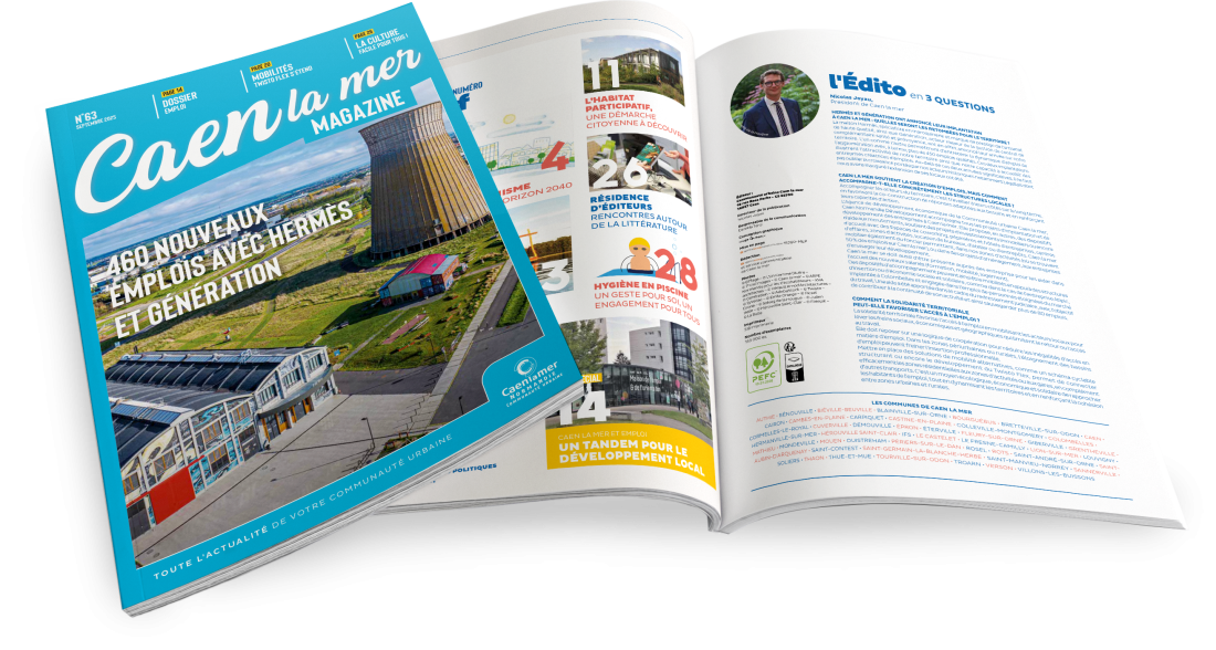 Mockup Caen la mer Mag 63