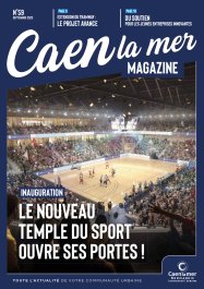 Couverture Caenlamer magazine #59 - Palais des sports