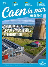 Couverture Caen la mer Mag 63
