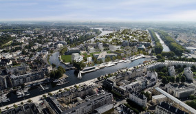 Vue du Nouveau bassin de Caen