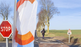 inauguration piste cyclable Rots et Thue et Mue