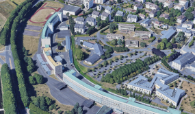 Lycée Malherbe - vue aérienne