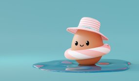 Pâques Stade nautique 2026 Oeuf Kawai